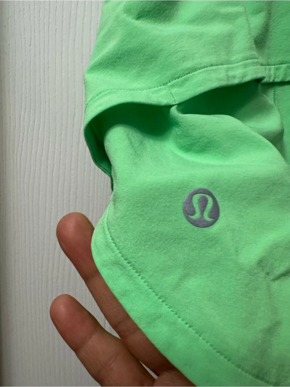 lululemon athletica Neon Green Athletic Skort Shorts
